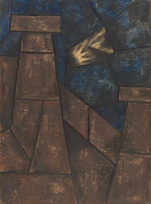 Ontwerp voor raam in het Noordertransept in de Dom te Utrecht 52 by Richard Nicolaus Roland Holst Oil Painting