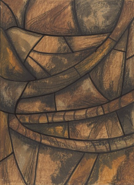 Ontwerp voor raam in het Noordertransept in de Dom te Utrecht 55  by Richard Nicolaus Roland Holst - Hand-Painted Oil Painting Reproduction