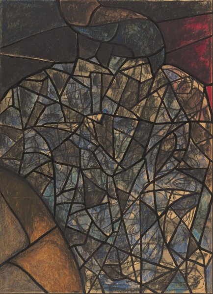Ontwerp voor raam in het Noordertransept in de Dom te Utrecht 56  by Richard Nicolaus Roland Holst - Hand-Painted Oil Painting Reproduction