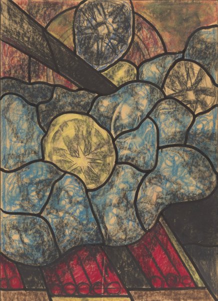 Ontwerp voor raam in het Noordertransept in de Dom te Utrecht 58  by Richard Nicolaus Roland Holst - Hand-Painted Oil Painting Reproduction