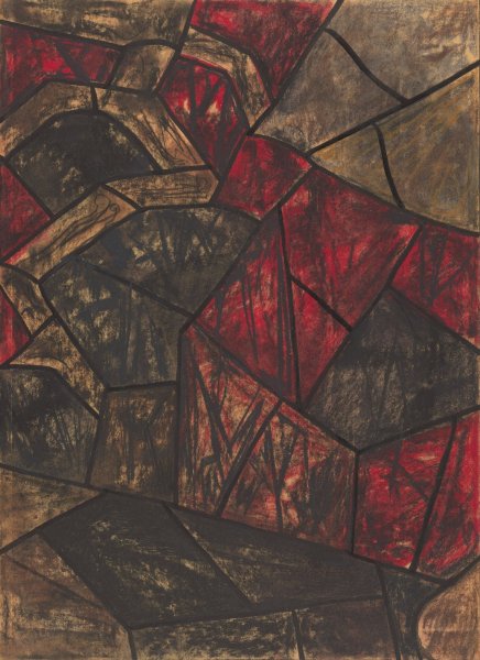 Ontwerp voor raam in het Noordertransept in de Dom te Utrecht 59  by Richard Nicolaus Roland Holst - Hand-Painted Oil Painting Reproduction