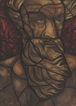 Ontwerp voor raam in het Noordertransept in de Dom te Utrecht 64 by Richard Nicolaus Roland Holst Oil Painting