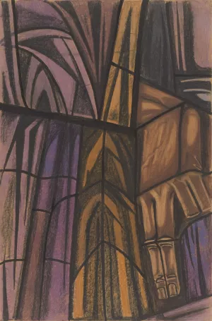 Ontwerp voor raam in het Zuidertransept van de Dom te Utrecht 2 by Richard Nicolaus Roland Holst Oil Painting