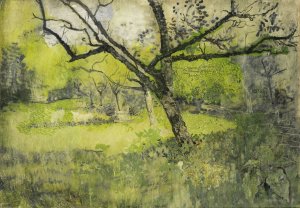 Orchard at Eemnes by Richard Nicolaus Roland Holst Oil Painting