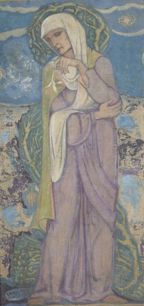 Recollection by Richard Nicolaus Roland Holst Oil Painting