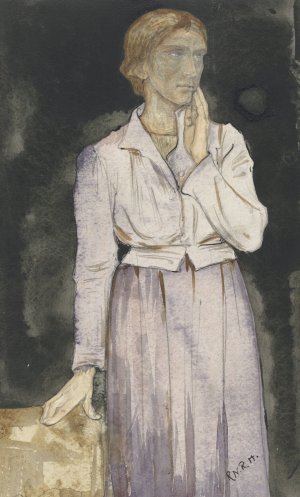 Staande vrouw by Richard Nicolaus Roland Holst Oil Painting