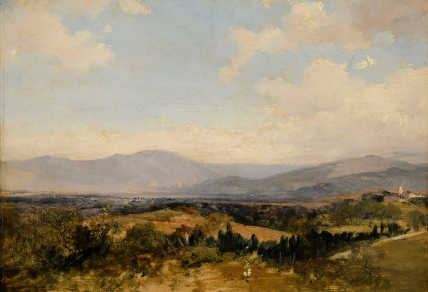 L'espace  by Richard Parkes Bonington - Hand-Painted Oil Painting Reproduction