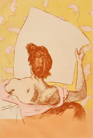 Salon des Cent - Exposition Richard Ranft by Richard Ranft Oil Painting