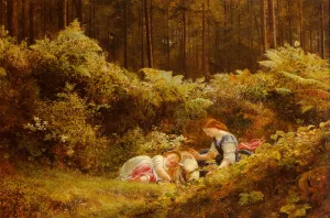 Strayed Lambs by Richard Redgrave Oil Painting