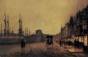 Gourock Glasgow by Richard Thomas Moynan - Oil Painting Reproduction