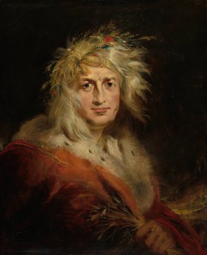 David Garrick as King Lear by Richard Westall Oil Painting
