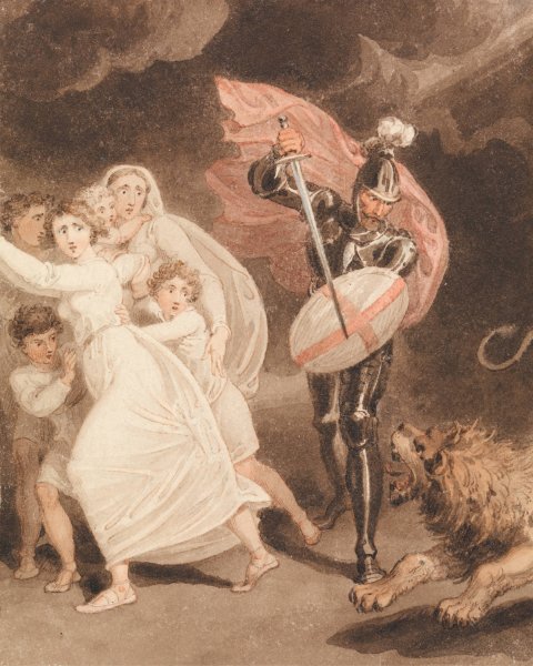 Main Product Photo of Greatheart's Battle with Grim Painting by Richard Westall