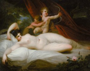The Power of Venus by Richard Westall Oil Painting