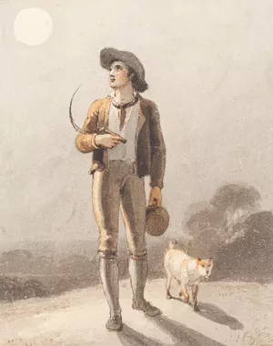 The Reaper by Richard Westall Oil Painting