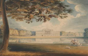 Wanstead House by Richard Westall Oil Painting