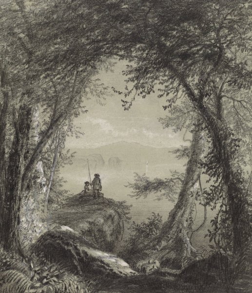 Main Product Photo of Lake George  Painting by Richard William Hubbard