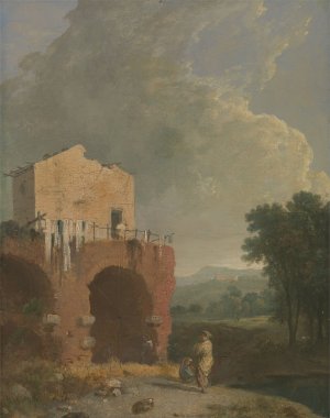 Hadrian's Villa by Richard Wilson Oil Painting