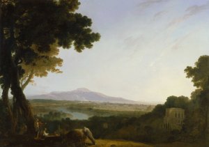 Rome from the Villa Madama by Richard Wilson Oil Painting