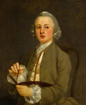 Self-Portrait by Richard Wilson Oil Painting