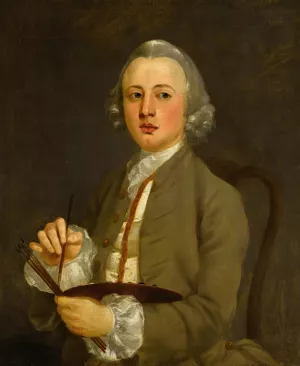 Self-Portrait by Richard Wilson Oil Painting