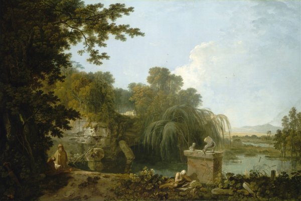 Main Product Photo of Solitude  Painting by Richard Wilson