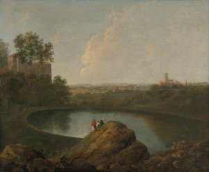The Head of Lake Nemi by Richard Wilson Oil Painting