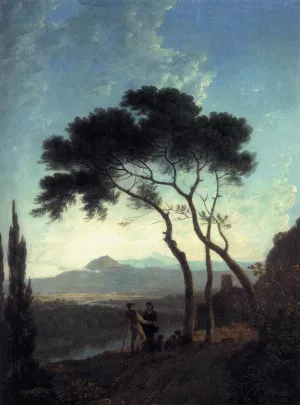 The Vale of Narni Oil painting by Richard Wilson