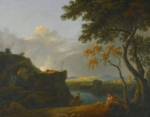 The White Monk by Richard Wilson Oil Painting