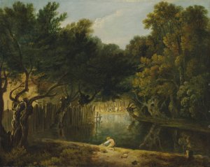 View of the Wilderness in St. James's Park by Richard Wilson Oil Painting