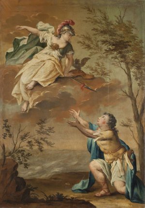 Athena and Odysseus by Rienk Keyert Oil Painting
