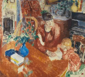 Education by Rik Wouters Oil Painting