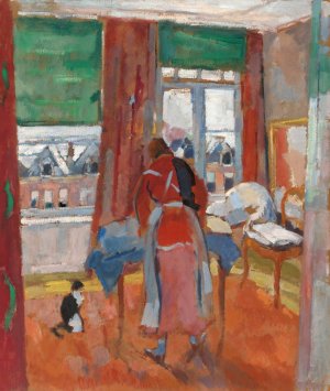 Ironing by Rik Wouters Oil Painting