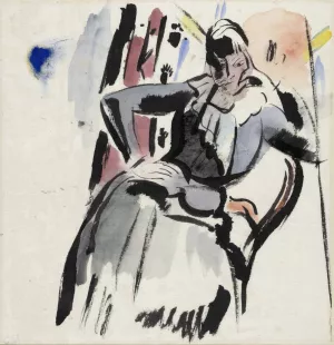 Zittende vrouw by Rik Wouters Oil Painting