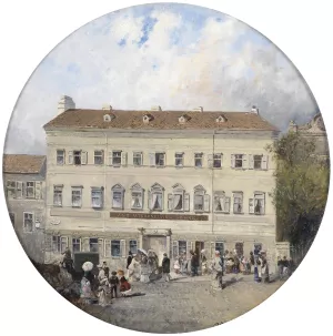 Wiesenburg und SOhne Neubau by Robert Alott Oil Painting