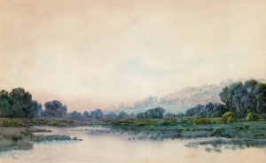 Smoke from the City by Robert Burns Wilson Oil Painting