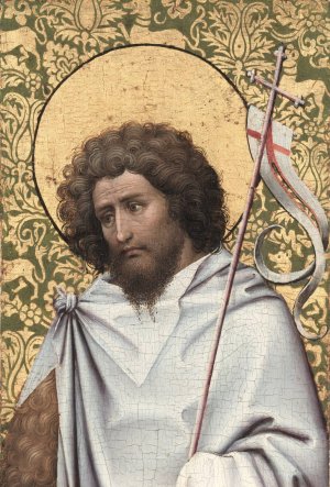 John the Baptist by Robert Campin Oil Painting