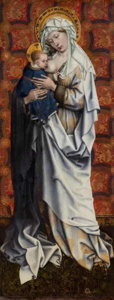 Madonna and Child by Robert Campin Oil Painting