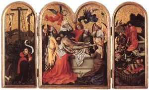 Seilern Triptych by Robert Campin Oil Painting