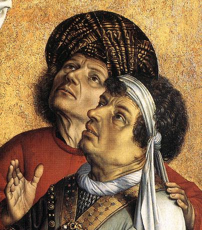 Main Product Photo of The Crucified Thief Detail Painting by Robert Campin