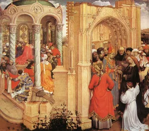 The Marriage of Mary painting by Robert Campin