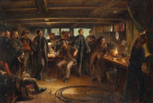 Awaiting the Reply by Robert Charles Dudley Oil Painting