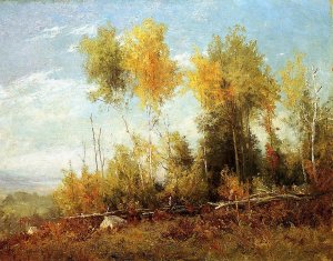 On the Heights, Mt. Hotskind by Robert Crannell Minor Oil Painting
