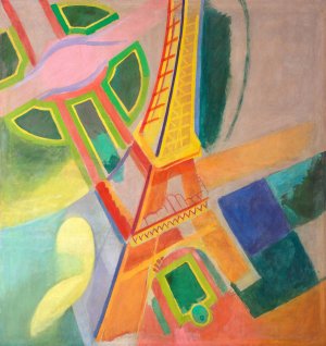 Eiffel Tower by Robert Delaunay Oil Painting