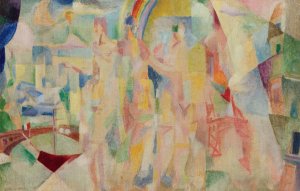La Ville De Paris, Esquisse by Robert Delaunay Oil Painting