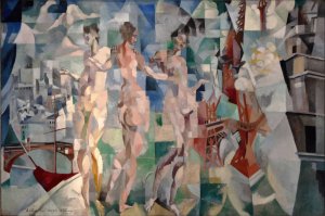 La Ville de Paris by Robert Delaunay Oil Painting