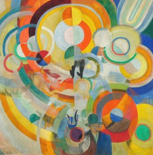 Manege de cochons by Robert Delaunay Oil Painting