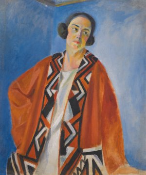 Portrait De Helene Marre by Robert Delaunay Oil Painting