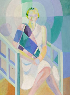 Portrait de Madame Heim by Robert Delaunay Oil Painting