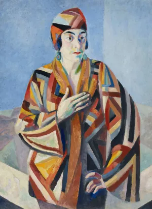 Portrait De Madame Mandel by Robert Delaunay Oil Painting
