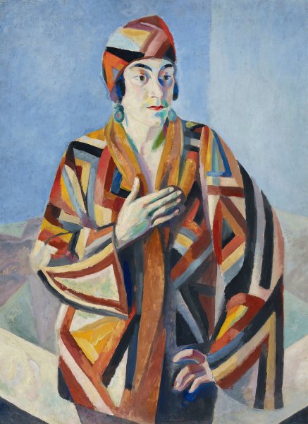 Main Product Photo of Portrait De Madame Mandel  Painting by Robert Delaunay